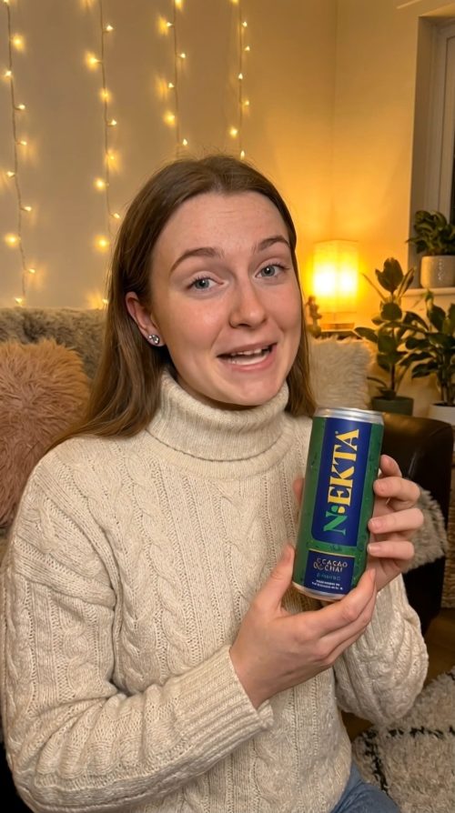 A drink worth the hype, an AI-generated UGC-style food & drink ad by shekipro